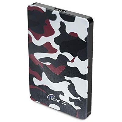 Sonnics 1TB USB 3.0 Externos Portátil Duros Discos por Ventanas PC, Apple Mac, Smart TV, Xbox One & PS4 Especial Edición, Rojo Camo Sonnics 1TB USB 3.0 Externos Portátil Duros Discos por Ventanas PC, Apple Mac, Smart TV, Xbox One & PS4 Especial Edición, Rojo Camo