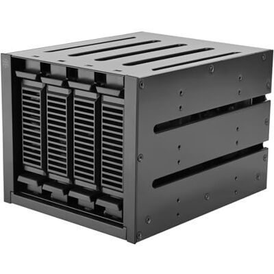 Silverstone Technology SST-FS304B-V, Carcasa con Cambio en Caliente y para convertir Tres bahías de Dispositivos de 5,25” a Cuatro 3,5” SAS 12G / SATA 6Gbit/s Silverstone Technology SST-FS304B-V, Carcasa con Cambio en Caliente y para convertir Tres bahías de Dispositivos de 5,25” a Cuatro 3,5” SAS 12G / SATA 6Gbit/s