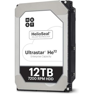 HGST Ultrastar He12 HUH721212ALE601 0F27454 12TB 7200 RPM 256MB caché SATA 6.0Gb/s 8.9 cm 512E Cifrado de Unidad BitLocker Función de desactivación de energía Unidades de Disco Duro HGST Ultrastar He12 HUH721212ALE601 0F27454 12TB 7200 RPM 256MB caché SATA 6.0Gb/s 8.9 cm 512E Cifrado de Unidad BitLocker Función de desactivación de energía Unidades de Disco Duro
