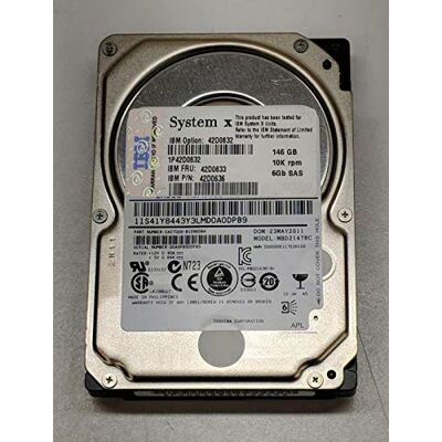 Lenovo 42d0678 2,5 Inch 15000rpm 6 GB/s Disco Duro SAS de 146 GB Lenovo 42d0678 2,5 Inch 15000rpm 6 GB/s Disco Duro SAS de 146 GB