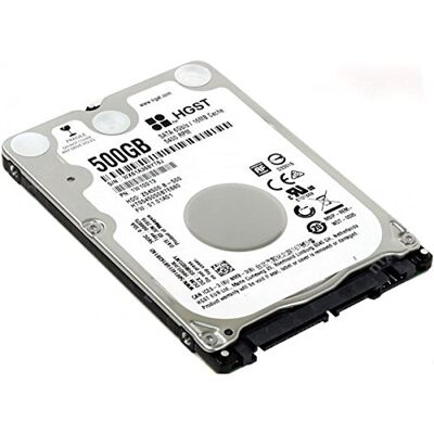 Hitachi (HGST 500 GB 2,5 Pulgadas 5400rpm SATA3 (6 Gbps) 16 MB de caché de Disco Duro, de 7 mm de Espesor para Laptop, PS3, PS4, CCTV, iMac, Macbook Garantía 2 Año 500 GB HDD Hitachi (HGST 500 GB 2,5 Pulgadas 5400rpm SATA3 (6 Gbps) 16 MB de caché de Disco Duro, de 7 mm de Espesor para Laptop, PS3, PS4, CCTV, iMac, Macbook Garantía 2 Año 500 GB HDD