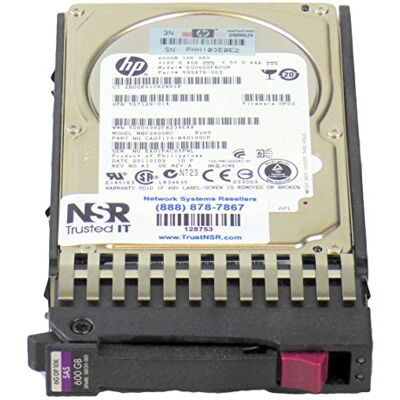HP 581311-001 600GB 6G SAS 10K 2.5in DP ENT HDD HP 581311-001 600GB 6G SAS 10K 2.5in DP ENT HDD
