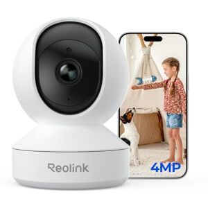 Reolink 2K Camara Vigilancia WiFi Interior, 360° View, Seguimiento Automático, Visión Nocturna, Camara Vigilancia Domicilio WiFi con Detección Inteligente, Audio Bidireccional, Baby Monitor, E1 4MP Reolink 2K Camara Vigilancia WiFi Interior, 360° View, Seguimiento Automático, Visión Nocturna, Camara Vigilancia Domicilio WiFi con Detección Inteligente, Audio Bidireccional, Baby Monitor, E1 4MP