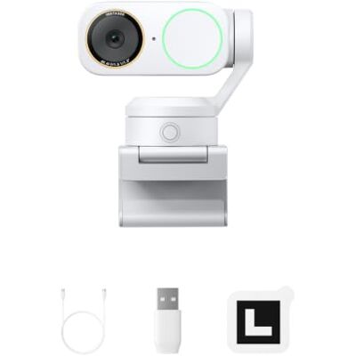 Insta360 Link 2 Pro Blanco Webcam PTZ 4K para PC/Mac, Blanco Cámara de PC, sensor 1/1,3”, seguimiento por IA, compatible con StreamDeck, Zoom, Teams y Twitch para streaming/reuniones Insta360 Link 2 Pro Blanco Webcam PTZ 4K para PC/Mac, Blanco Cámara de PC, sensor 1/1,3”, seguimiento por IA, compatible con StreamDeck, Zoom, Teams y Twitch para streaming/reuniones