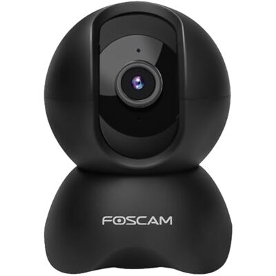 Foscam X5 5MP Super HD WiFi, cámara de vigilancia giratoria e inclinable con comunicación de Audio bidireccional, visión Nocturna, detección de Movimiento y Sonido, detección de Personas (Negro) Foscam X5 5MP Super HD WiFi, cámara de vigilancia giratoria e inclinable con comunicación de Audio bidireccional, visión Nocturna, detección de Movimiento y Sonido, detección de Personas (Negro)