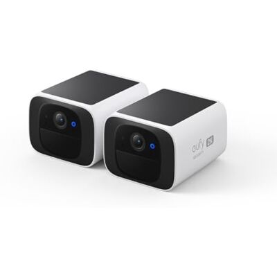 Cámara de Seguridad Solar 2K Eufy SoloCam S220 - Blanco - Interior y Exterior Cámara de Seguridad Solar 2K Eufy SoloCam S220 - Blanco - Interior y Exterior