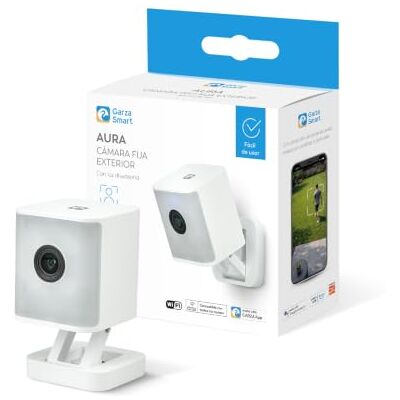 GARZA Aura Cámara Vigilancia WiFi Exterior 2K Detección Personas, IP65 GARZA Aura Cámara Vigilancia WiFi Exterior 2K Detección Personas, IP65