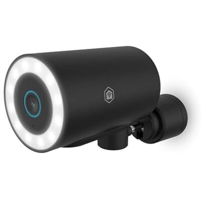 NEDIS Cámara Exterior Wi-Fi 6 4K Ultra HD 8MP Visión Nocturna en Color Detección de Personas Giro motorizado Audio bidireccional IP65 Resistente Negra NEDIS Cámara Exterior Wi-Fi 6 4K Ultra HD 8MP Visión Nocturna en Color Detección de Personas Giro motorizado Audio bidireccional IP65 Resistente Negra