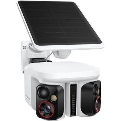 Baseus Security X1 Pro Cámara de Vigilancia Exterior – Doble Seguimiento IA, vigilancia 300°, visión Nocturna, cámara Solar inalámbrica a batería con detección IA, Patrulla automática, hasta 512 GB Baseus Security X1 Pro Cámara de Vigilancia Exterior – Doble Seguimiento IA, vigilancia 300°, visión Nocturna, cámara Solar inalámbrica a batería con detección IA, Patrulla automática, hasta 512 GB