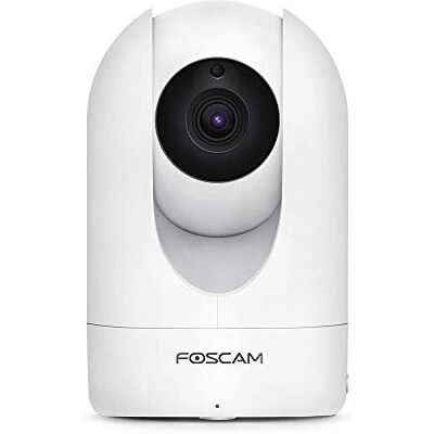 Foscam Fi-R4Mb Cámara IP de videovigilancia WiFi. Cámara doméstica inalámbrica de Alta resolución 2K 4MP con Pan/Tilt Foscam Fi-R4Mb Cámara IP de videovigilancia WiFi. Cámara doméstica inalámbrica de Alta resolución 2K 4MP con Pan/Tilt
