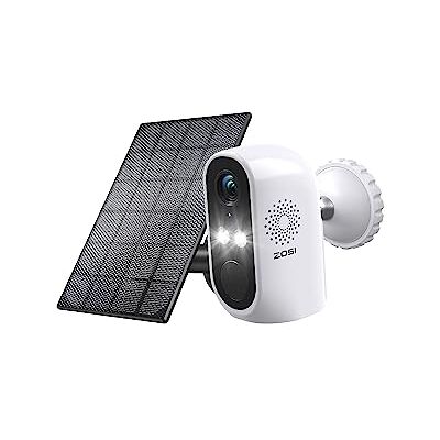ZOSI 2K Cámara de Vigilancia WiFi con Batería Recargable y Panel Solar, 3MP Cámara Seguridad IP Exterior, Visión Nocturna, Detección de Movimiento, Audio Bidireccional ZOSI 2K Cámara de Vigilancia WiFi con Batería Recargable y Panel Solar, 3MP Cámara Seguridad IP Exterior, Visión Nocturna, Detección de Movimiento, Audio Bidireccional