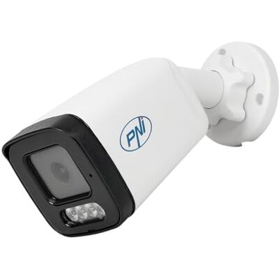 PNI Cámara de videovigilancia IP515J PoE, Bala 5MP, 2,8mm, para Exterior, Audio bidireccional, Blanca PNI Cámara de videovigilancia IP515J PoE, Bala 5MP, 2,8mm, para Exterior, Audio bidireccional, Blanca