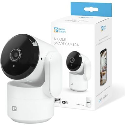 GARZA Camara Vigilancia WiFi Interior 360º IA 2.4 GHz, HD 1080p, Visión Nocturna, Detección Movimiento y Sonido, Modo Privacidad, Control Remoto vía APP, Compatible Alexa y Google, Audio Bidireccional GARZA Camara Vigilancia WiFi Interior 360º IA 2.4 GHz, HD 1080p, Visión Nocturna, Detección Movimiento y Sonido, Modo Privacidad, Control Remoto vía APP, Compatible Alexa y Google, Audio Bidireccional