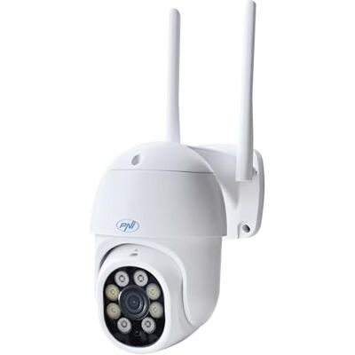 PNI Cámara de videovigilancia inalámbrica IP840, WiFi, PTZ, 8MP 4K, Ranura Micro SD, autónoma, Funciones de IA, ONVIF® PNI Cámara de videovigilancia inalámbrica IP840, WiFi, PTZ, 8MP 4K, Ranura Micro SD, autónoma, Funciones de IA, ONVIF®