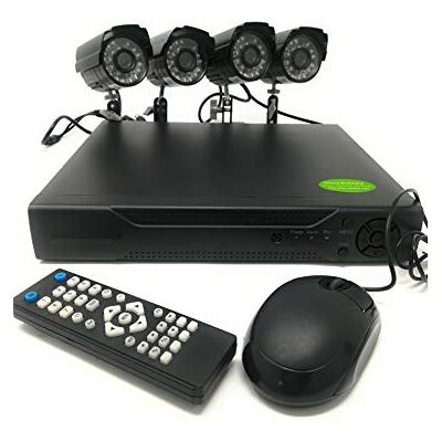 Kit de vigilancia con DVR 4 canales CCD 3.6mm de Samsung Kit de vigilancia con DVR 4 canales CCD 3.6mm de Samsung