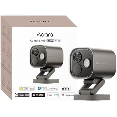 Aqara Cámara Hub G5 Pro WiFi, HomeKit Secure Video, 2,4/5 GHz WiFi, Gris Aqara Cámara Hub G5 Pro WiFi, HomeKit Secure Video, 2,4/5 GHz WiFi, Gris