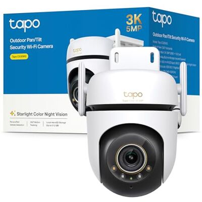 Tapo C530WS Cámara de Vigilancia WiFi Exterior 360º, 3K 5MP, Detección IA Tapo C530WS Cámara de Vigilancia WiFi Exterior 360º, 3K 5MP, Detección IA