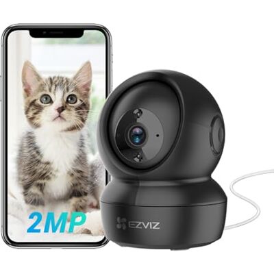 EZVIZ Cámara Vigilancia WiFi Interior 360º, 1080P Camara Vigilancia Bebe/Mascotas, Visión Nocturna, Audio Bidireccional, Detección de Movimiento, Control Remoto, Compatible con Alexa, C6N Negro EZVIZ Cámara Vigilancia WiFi Interior 360º, 1080P Camara Vigilancia Bebe/Mascotas, Visión Nocturna, Audio Bidireccional, Detección de Movimiento, Control Remoto, Compatible con Alexa, C6N Negro