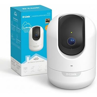 D-Link DCS-8610 Cámara Wi-Fi 2.5K QHD Panorámica con Giro e Inclinación, Detección IA de Personas y Caídas, Vista 360° con Seguimiento Automático, Audio Bidireccional, microSD, App mydlink D-Link DCS-8610 Cámara Wi-Fi 2.5K QHD Panorámica con Giro e Inclinación, Detección IA de Personas y Caídas, Vista 360° con Seguimiento Automático, Audio Bidireccional, microSD, App mydlink
