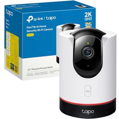 Tapo C225 Cámara de Vigilancia WiFi Interior 360º, 2K QHD, Detección IA Detección Movimiento, Personas, Mascotas, Llanto de Bebé y más. Visión Nocturna. Alarma Luz y Sonido. Admite MicroSD. Tapo C225 Cámara de Vigilancia WiFi Interior 360º, 2K QHD, Detección IA Detección Movimiento, Personas, Mascotas, Llanto de Bebé y más. Visión Nocturna. Alarma Luz y Sonido. Admite MicroSD.