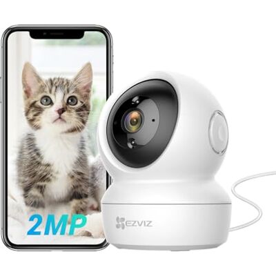 EZVIZ C6N Cámara Vigilancia WiFi Interior 360°, 1080P Camara Vigilancia Bebé/Mascotas, Vision Nocturna, Audio Bidireccional, Deteccion de Movimiento,Control Remoto, Compatible con Alexa EZVIZ C6N Cámara Vigilancia WiFi Interior 360°, 1080P Camara Vigilancia Bebé/Mascotas, Vision Nocturna, Audio Bidireccional, Deteccion de Movimiento,Control Remoto, Compatible con Alexa
