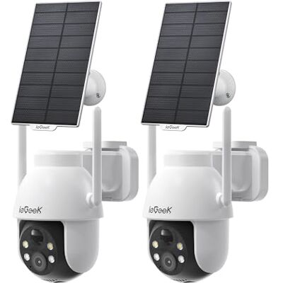 ieGeek 2K Cámara Vigilancia WiFi Exterior Solar ieGeek 2K Cámara Vigilancia WiFi Exterior Solar