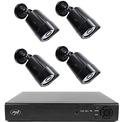 PNI NVR House IP716 Paquete de videovigilancia, 16 Canales 4K, H.265, 4 cámaras IP5MP, 5MP, IP66 PNI NVR House IP716 Paquete de videovigilancia, 16 Canales 4K, H.265, 4 cámaras IP5MP, 5MP, IP66
