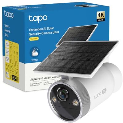 Tapo C465 Cámara vigilancia WiFi Exterior, 4K, Paneles solares Integrados Tapo C465 Cámara vigilancia WiFi Exterior, 4K, Paneles solares Integrados