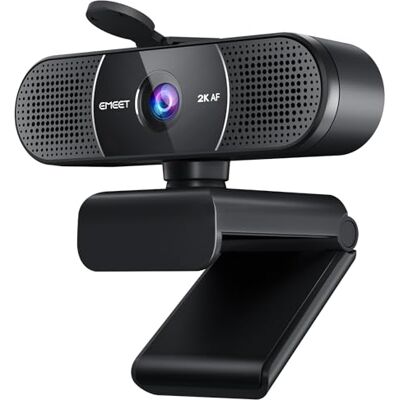 EMEET C960 Cámara Web 2K con Micrófono, 2K QHD, 2 Micrófonos de Reducción de Ruido, Cámara Web de Transmisión con Enfoque Automático PDAF y Cubierta de Privacidad, Webcam USB Plug&Play EMEET C960 Cámara Web 2K con Micrófono, 2K QHD, 2 Micrófonos de Reducción de Ruido, Cámara Web de Transmisión con Enfoque Automático PDAF y Cubierta de Privacidad, Webcam USB Plug&Play