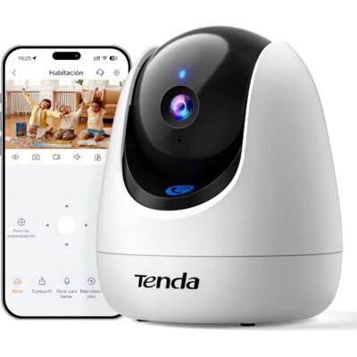 Tenda CP7 V2.0 Cámara WiFi Vigilancia Interior 5MP,Detección Humana, Llamada con un Solo Clic, Cámara de Seguridad Interior con Audio Bidireccional, Alexa, Camara Vigilancia para Bebé y Mascota Tenda CP7 V2.0 Cámara WiFi Vigilancia Interior 5MP,Detección Humana, Llamada con un Solo Clic, Cámara de Seguridad Interior con Audio Bidireccional, Alexa, Camara Vigilancia para Bebé y Mascota