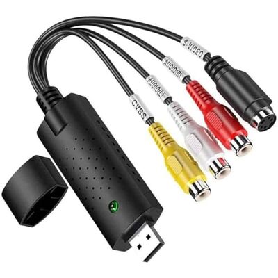 Lonnalee Conversor de Archivos Digitalizados USB 2.0 de Audio y Vídeo, Tarjeta de Captura, Memoria para Windows 10/8/7/XP Mac Lonnalee Conversor de Archivos Digitalizados USB 2.0 de Audio y Vídeo, Tarjeta de Captura, Memoria para Windows 10/8/7/XP Mac