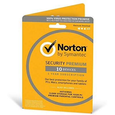 Symantec NORTON SECURITY PREMIUM 3.0 25GB IN 1 USER 10 DEVICES 12MO CARD DVDSLV RET Symantec NORTON SECURITY PREMIUM 3.0 25GB IN 1 USER 10 DEVICES 12MO CARD DVDSLV RET