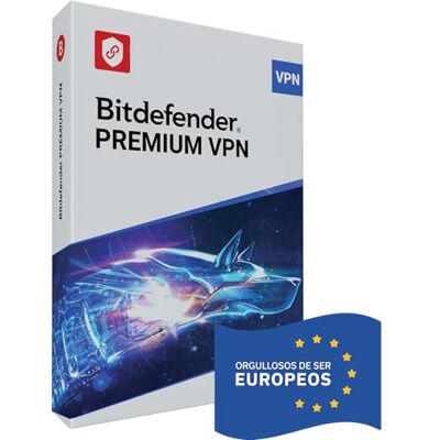 Bitdefender Premium VPN 10 dispositivos 1 año PC/Mac/Smartphone Código de activación enviado por correo postal Bitdefender Premium VPN 10 dispositivos 1 año PC/Mac/Smartphone Código de activación enviado por correo postal