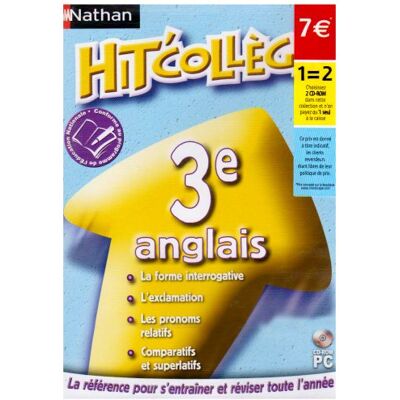Difuzed Hit College : Anglais 3eme (14-15 ans) : PC DVD ROM , FR Difuzed Hit College : Anglais 3eme (14-15 ans) : PC DVD ROM , FR