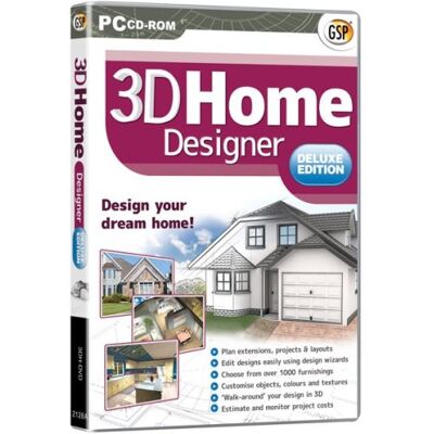 Avanquest Software 3D Home Designer Deluxe (PC CD) Avanquest Software 3D Home Designer Deluxe (PC CD)