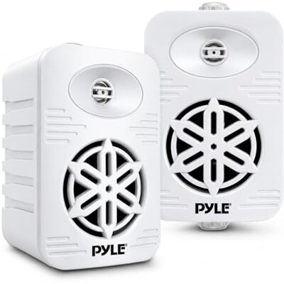 Pyle Altavoces, 2 vias, 4”, 300V, Impermeables, Ideal para Uso en Patio, Piscina, Bote o terraza Pyle Altavoces, 2 vias, 4”, 300V, Impermeables, Ideal para Uso en Patio, Piscina, Bote o terraza