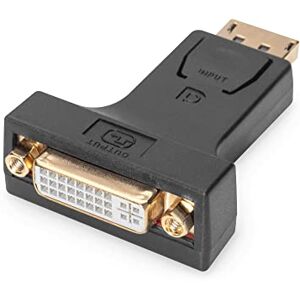 Digitus Adaptador de gráficos ASSMANN DisplayPort, DP a DVI-I (24 + 5), WQXGA, 2560 × 1600 píxeles, negro, AK-340603-000-S Digitus Adaptador de gráficos ASSMANN DisplayPort, DP a DVI-I (24 + 5), WQXGA, 2560 × 1600 píxeles, negro, AK-340603-000-S