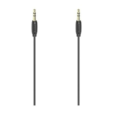 Hama Cable de audio jack macho 3,5 mm/con macho, estéreo, dorado, ultrafino, 3,0 m Hama Cable de audio jack macho 3,5 mm/con macho, estéreo, dorado, ultrafino, 3,0 m