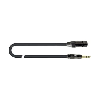 QUIK LOK Quiklok ITST-FJS-2 Cable de micrófono italiano estándar XLR hembra jack estéreo de 2 m QUIK LOK Quiklok ITST-FJS-2 Cable de micrófono italiano estándar XLR hembra jack estéreo de 2 m