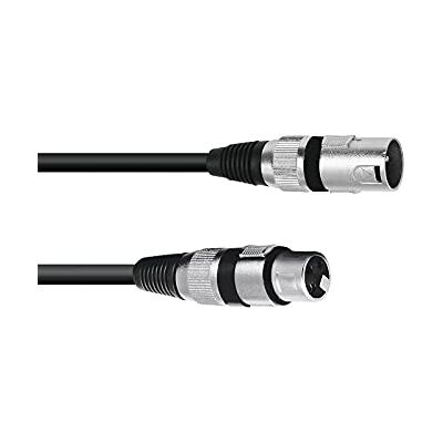 Omnitronic XLR cable 0.2m 3 pines bk Omnitronic XLR cable 0.2m 3 pines bk