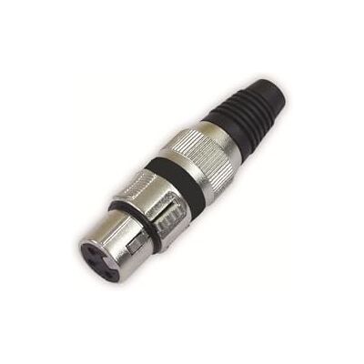Omnitronic Conector XLR de 3 pines bk 10x Omnitronic Conector XLR de 3 pines bk 10x