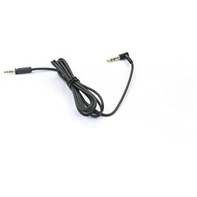 Sennheiser Momentum Cable de audio recto de repuesto con conector jack de 3,5 mm de perfil bajo – Longitud: 1,4 m Color negro Sennheiser Momentum Cable de audio recto de repuesto con conector jack de 3,5 mm de perfil bajo – Longitud: 1,4 m Color negro