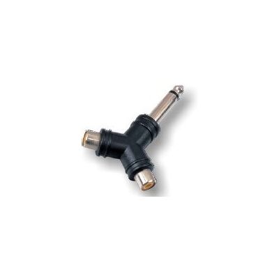 Soundsation Adattatore 2 RCA Femmina Jack Maschio 6.3mm MONO (conf. 1 pezzo) Soundsation Adattatore 2 RCA Femmina Jack Maschio 6.3mm MONO (conf. 1 pezzo)