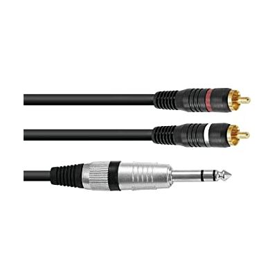 Omnitronic al cable de 15, estéreo, 1,5 m Omnitronic al cable de 15, estéreo, 1,5 m