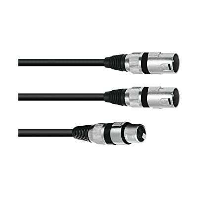 Omnitronic xfmm de 30 XLR (F)/2 x XLR (M) Cable 3 m Omnitronic xfmm de 30 XLR (F)/2 x XLR (M) Cable 3 m