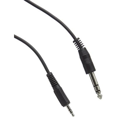 MONACOR Audio Connection Cable Cable de conector Jack (2 metros), negro MONACOR Audio Connection Cable Cable de conector Jack (2 metros), negro