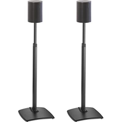 Sanus WSSE1A2-B2 Soportes de Altavoz de Altura Ajustable para Sonos Era 100™ (par) Sanus WSSE1A2-B2 Soportes de Altavoz de Altura Ajustable para Sonos Era 100™ (par)