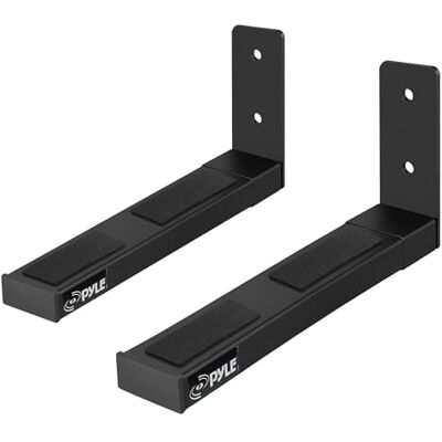 Pyle Soportes Altavoces Pared, Ajustables, Brazos de Acero, Extensibles, 2 Unidades Pyle Soportes Altavoces Pared, Ajustables, Brazos de Acero, Extensibles, 2 Unidades