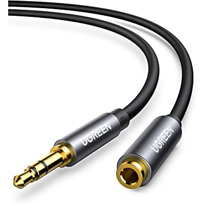 UGREEN Alargador Auriculares 1M,Cable Alagador Jack 3.5mm Macho a Hembra,Alargador Minijack Cable de Audio Estéreo,Audio Cable Extensión para Auriculares TV PC Altavoz iPhone iPad Coche Echo Dot MP3 UGREEN Alargador Auriculares 1M,Cable Alagador Jack 3.5mm Macho a Hembra,Alargador Minijack Cable de Audio Estéreo,Audio Cable Extensión para Auriculares TV PC Altavoz iPhone iPad Coche Echo Dot MP3
