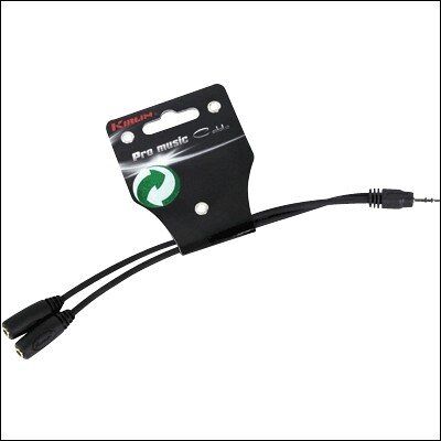 Ortola Cable audio, color negro Ortola Cable audio, color negro